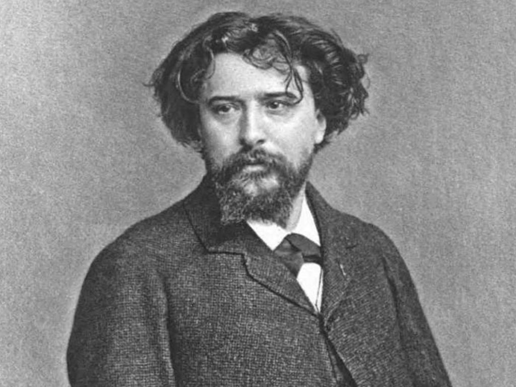 Portrait of Alphonse Daudet, French novelist